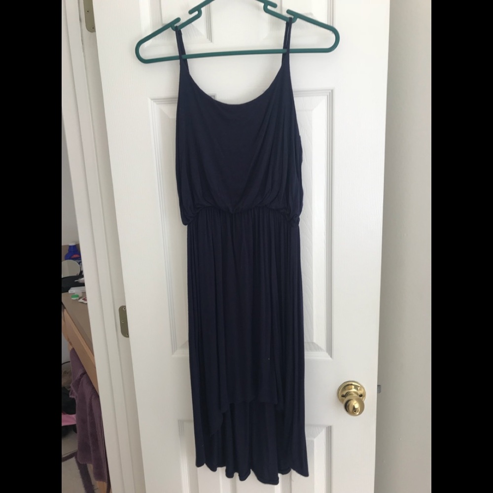 Hi-Lo Navy Dress